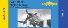 1/48 Engine and cowl for the Saab B17C