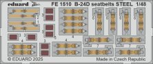 1/48 B-24D seatbelts STEEL for Hobby Boss