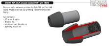 Brassin 1/48 F/A-18E,F exhaust nozzles PRINT