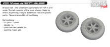 Brassin 1/72 F4F wheels late PRINT