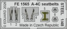 1/48 A-4C seatbelts STEEL for Hobby Boss