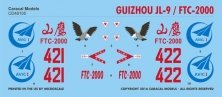 1/48 Guizhou PLA JL-9 / FTC-2000 Markings for colorful prototype