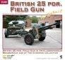 British 25 PDR Field Gun in detail