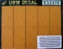 1/32 Decals Light Wood - YELLOW (transpar.) SMALL