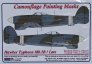 1/48 Camouflage masks Hawker Typhoon Mk.IB Late