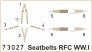 1/72 Seatbelts RFC WWI SUPER FABRIC