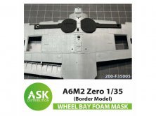 1/35 Mitsubishi A6M2 Zero Foam flexible undercarriage shaft mask 1/35 Mitsubishi A6M2 Zero Foam flexible undercarriage shaft mask