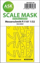 1/32 Messerschmitt P.1101 double-sided mask for Das Werk 1/32 Messerschmitt P.1101 double-sided mask for Das Werk