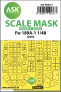 1/48 Focke-Wulf Fw-189A-1/Fw-189A-2 two-sided painting mask