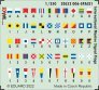 1/350 International Marine Signal Flags SPACE decal