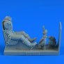 1/32 USAAF WWII Pilot with seat for P-51D Mustang