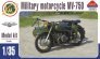 1/35 MV-750 Soviet military motorcycle with sidecar