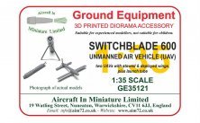 Switchblade 600 UAV Drone 1/35 Kit 2 véhicules + tube Switchblade 600 UAV Drone 1/35 Kit 2 véhicules + tube