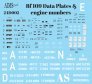 1/24 Messerschmitt Bf-109 Data Plates and engine numbers