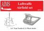 1/24 Luftwaffe airfield set 2x Type C Trestle and 2x Wheel Chock