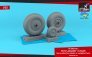 1/32 Avro Lancaster / Lincoln wheels late type weighted tyres