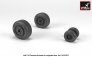 1/48 mid-production F-4 Phantom II wheels with weighted tires