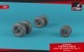 1/48 Bell-Boeing V-22/MV-22 Osprey wheels with weighted tires