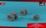 1/48 Type B V-22/MV-22 Osprey wheels with weighted tires