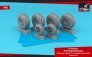 1/48 Boeing B-29 Superfortress late production weighted wheels