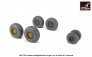 1/48 Type A BAC TSR-2 resin wheels with weighted tires