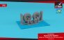 1/48 Spitfire weighted tyres concentric line pattern 3-spoke hub
