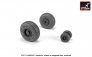 1/72 F-111 Aardvark early type wheels with weighted tires
