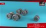 1/72 Rockwell B-1B Lancer wheels with weighted tires, late