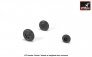 1/72 Hawker Hunter weighted wheels