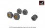 1/72 Type A BAC TSR-2 resin wheels with weighted tires
