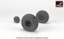 1/72 Hawker Sea Hawk wheels with weighted tires