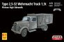 1/72 Type 2,5-32 Wehrmacht Truck High Sidewalls