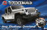 Jeep Gladiator Overland Quick Build Blue