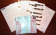 Begemot Décal Curtiss P-40 en URSS 1/48 - 41 marquages Begemot Décal Curtiss P-40 en URSS 1/48 - 41 marquages