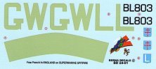 Berna Decals Spitfire Mk.Vb Free French Mouchotte 1/24 Berna Decals Spitfire Mk.Vb Free French Mouchotte 1/24
