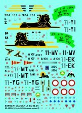 Berna Decals 1/48 Sepecat Jaguar A Marquages Spécifiques Berna Decals 1/48 Sepecat Jaguar A Marquages Spécifiques