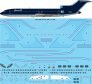1/144 Ultra Mercury Blue Boeing 727-200