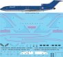 1/144 Ultra Corvette Blue Boeing 727-200