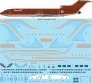1/144 Ultra Chocolate Boeing 727-227 decal