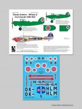 Blue Rider 1/72 Slovak Aviation 3 - Aero A.100 Avia B-534 Blue Rider 1/72 Slovak Aviation 3 - Aero A.100 Avia B-534