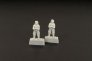1/144 Japanese pilot WWII standing figures x 2