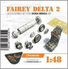 Set d'accessoires Fairey Delta 2 1/48 DORA Set d'accessoires Fairey Delta 2 1/48 DORA