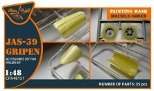 Masque de peinture JAS 39 Gripen 1/48 Italeri Masque de peinture JAS 39 Gripen 1/48 Italeri