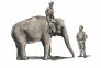 1/48 WWII RAF Mechanic with Indian Elephant and Mahout