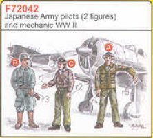 CMK 1/72 2 Pilotes Japonais Armée WWII Figurines CMK 1/72 2 Pilotes Japonais Armée WWII Figurines