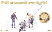 CMK 1/72 Equipage armement U-Boot Type VIIc avec torpille G7 CMK 1/72 Equipage armement U-Boot Type VIIc avec torpille G7