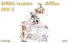 CMK Figurines Tankistes Britanniques WWII Civils 1/72 CMK Figurines Tankistes Britanniques WWII Civils 1/72