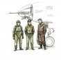 1/72 WWII US bomber pilot and two gunners