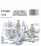 1/72 Army Zetor tractor driver & mechanic
