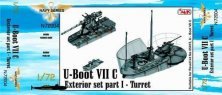 CMK 1/72 Set Extérieur U-Boot Type VIIc pour Revell CMK 1/72 Set Extérieur U-Boot Type VIIc pour Revell